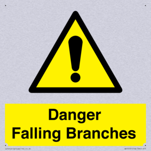 Danger Falling Branches